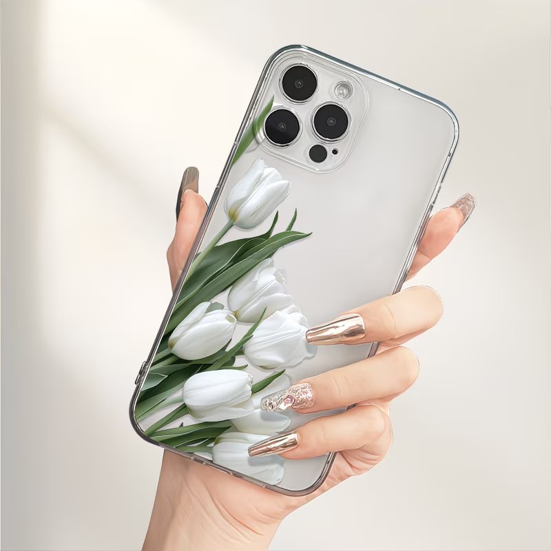 Phone Cases Mous - Tulip Printed Phone Case Case For
