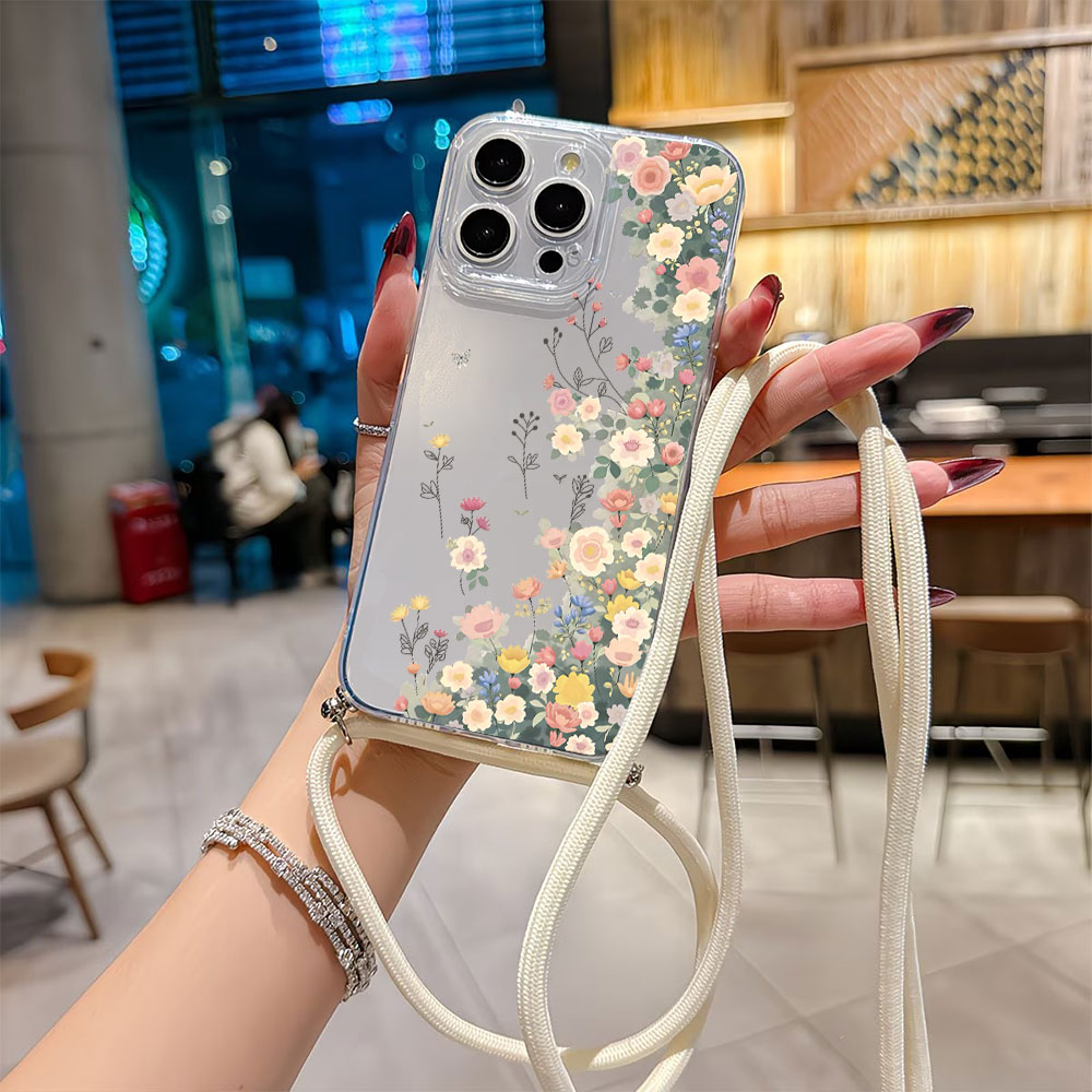 Phone Cases Mous - Crossbody Lanyard Strap Phone Case For