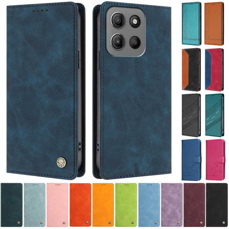 Phone Cases Moto G - G17 Luxury Wallet Flip Cover Phone