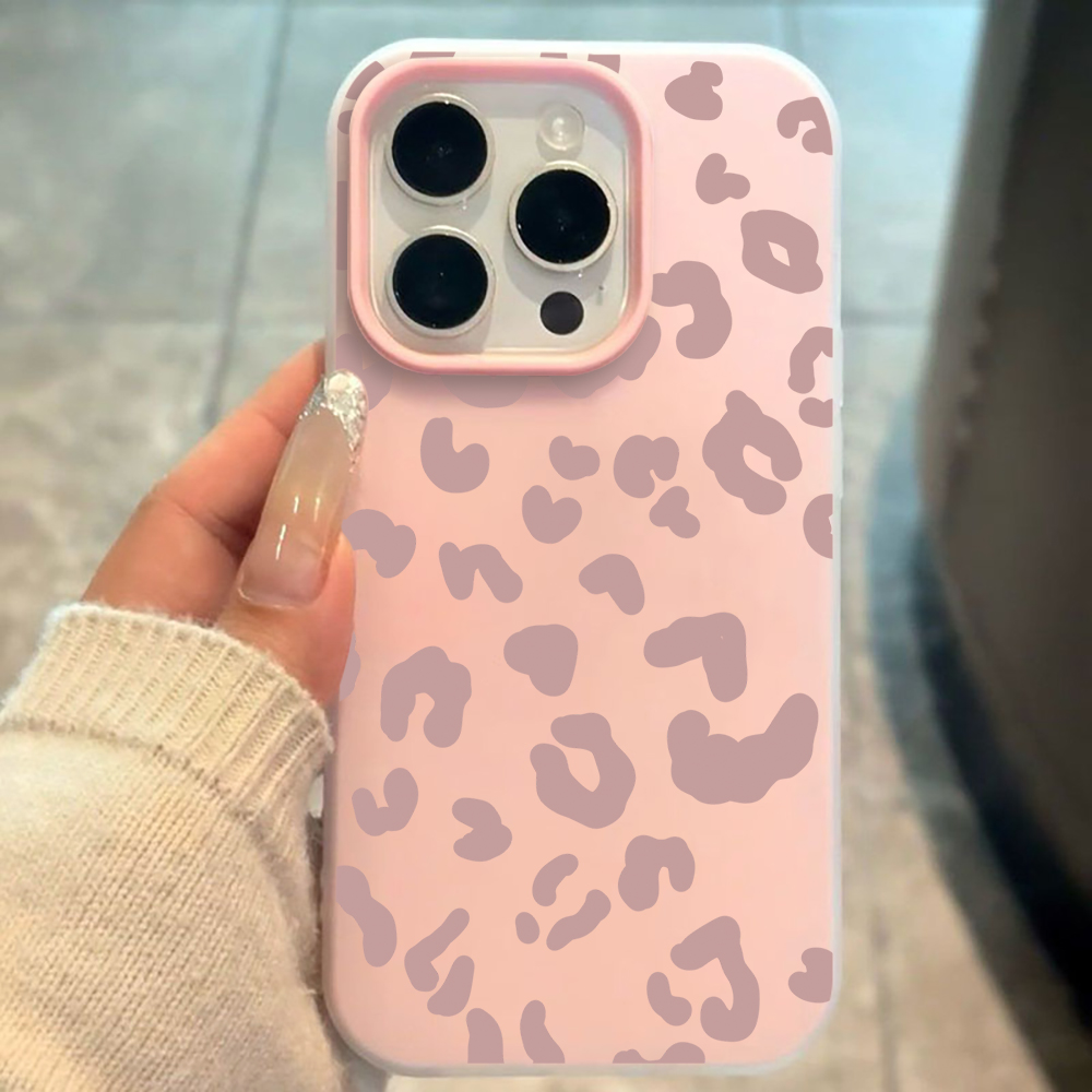 Phone Cases Xiaomi 15T - Leopard Print Candy Color SIlicone Phone