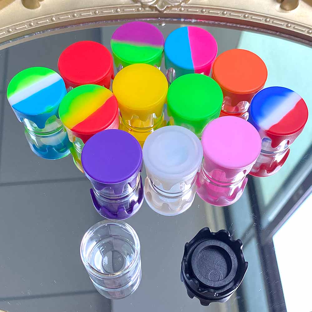 Phone Cases The Dairy - 20Pcs Glass Jar Oil Wax Jars