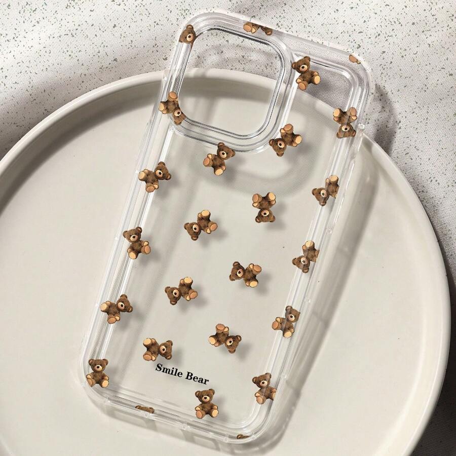 Phone Cases Xs Iphone - Flower Bear Print Phone Case for