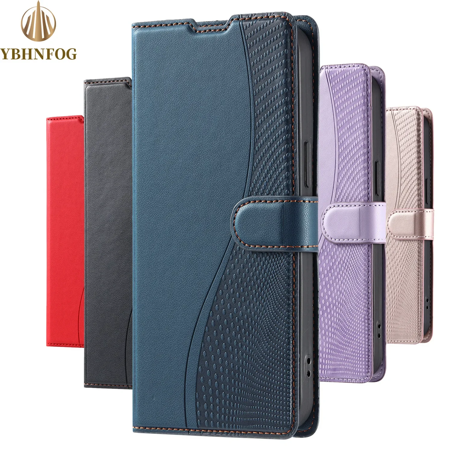 Phone Cases Kawaii - Leather Flip Phone Case For Samsung