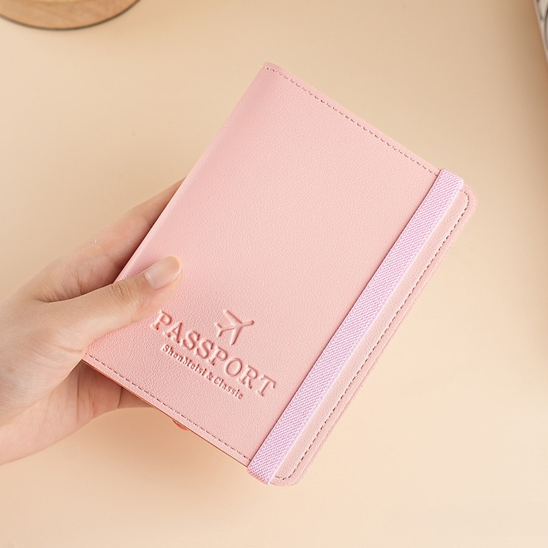Card Holder Slim Case - PU Leather Passport Cover, Multi Functional