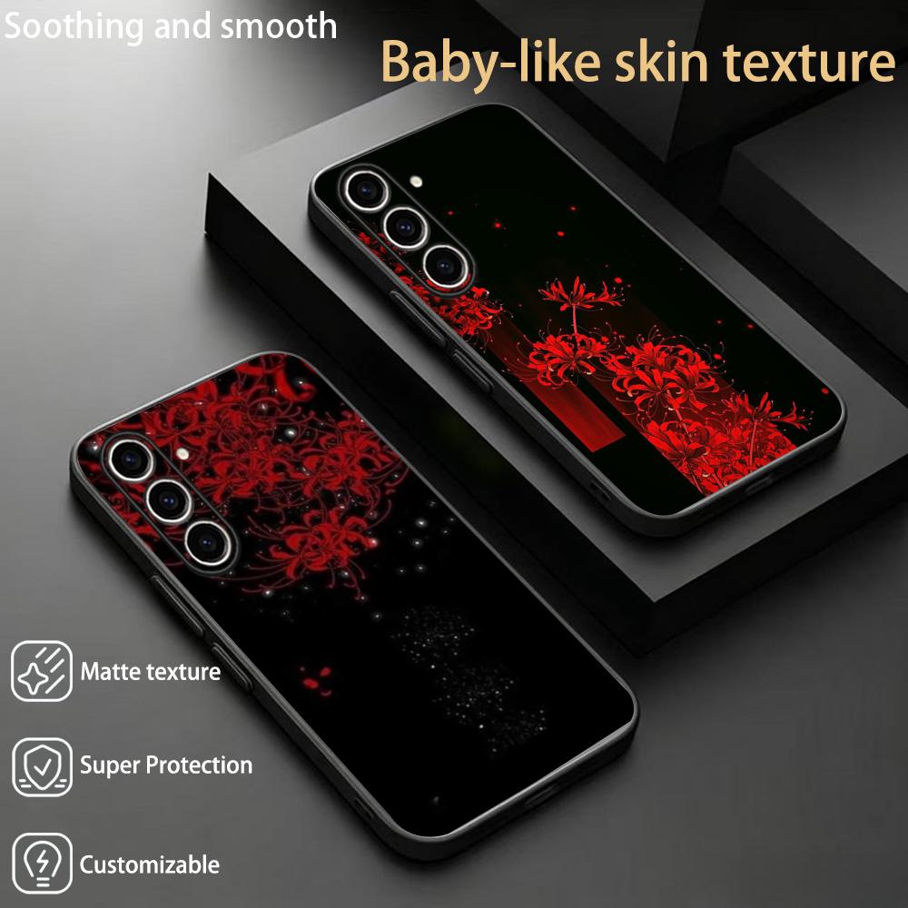 Phone Cases Red - Red spider lily Japan art fashion