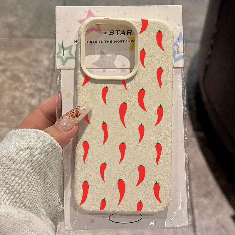 Red Pepper Printed Phone Case  - Phone Cases Red ulasan dan harga