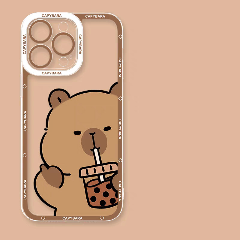 Cartoon Cute Capybara Phone Ca - Phone Cases Mous ulasan dan harga
