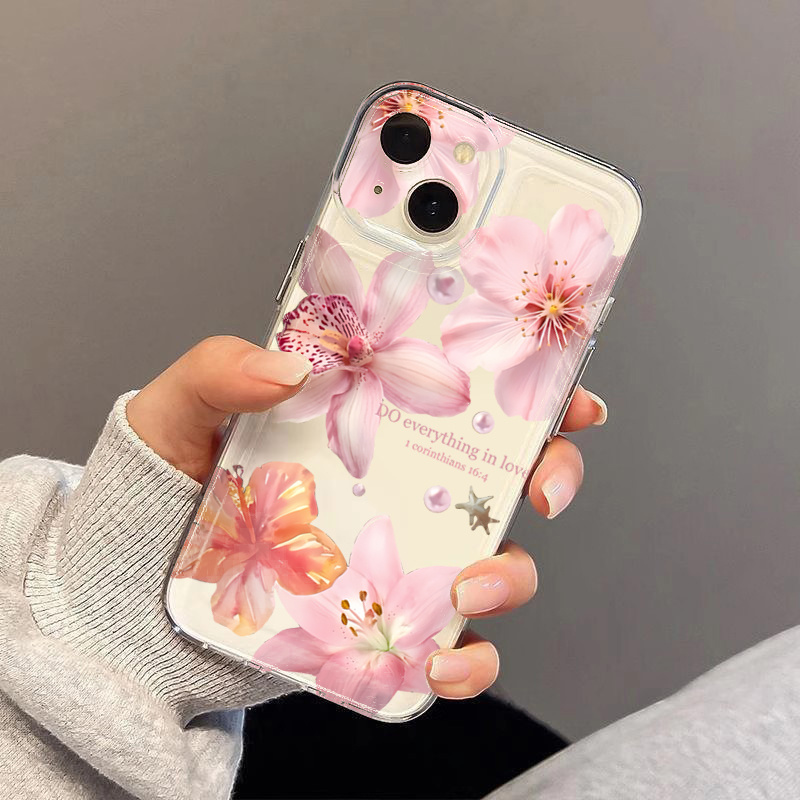 Silicone Lily Flower Phone Cas - Phone Cases Red ulasan dan harga