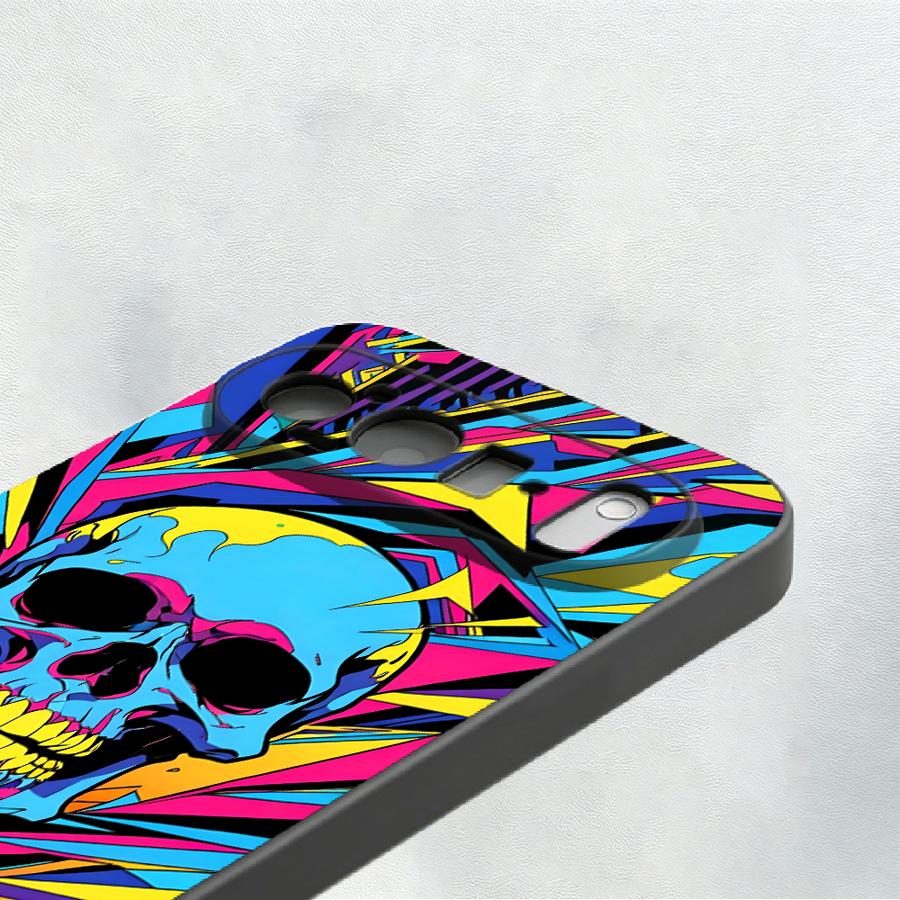 Neon Pop Art Skull Case for Go - Phone Cases Pixel 9A ulasan dan harga
