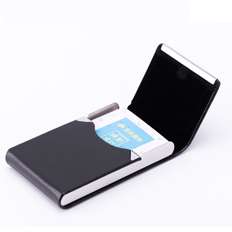 1 PC Business Card Holder Case - Card Holder Slim Case ulasan dan harga
