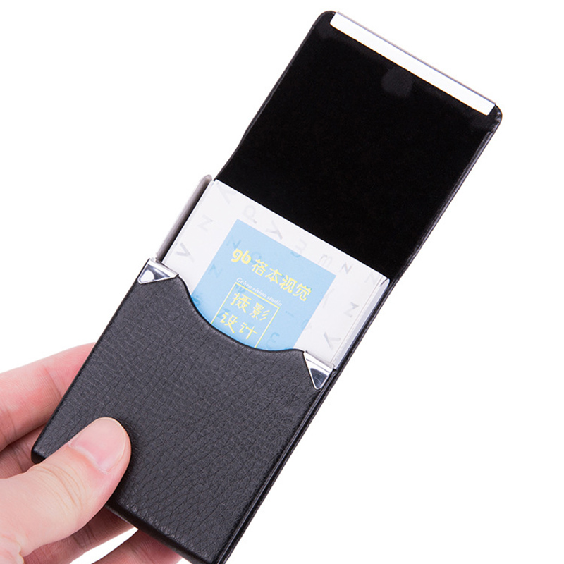 1 PC Business Card Holder Case - Card Holder Slim Case ulasan dan harga