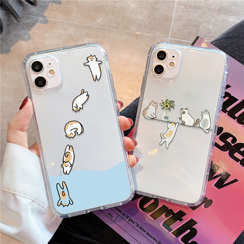Lovely Fishes Clear Phone Case - Phone Cases For Iphone 12 Pro Max ulasan dan harga