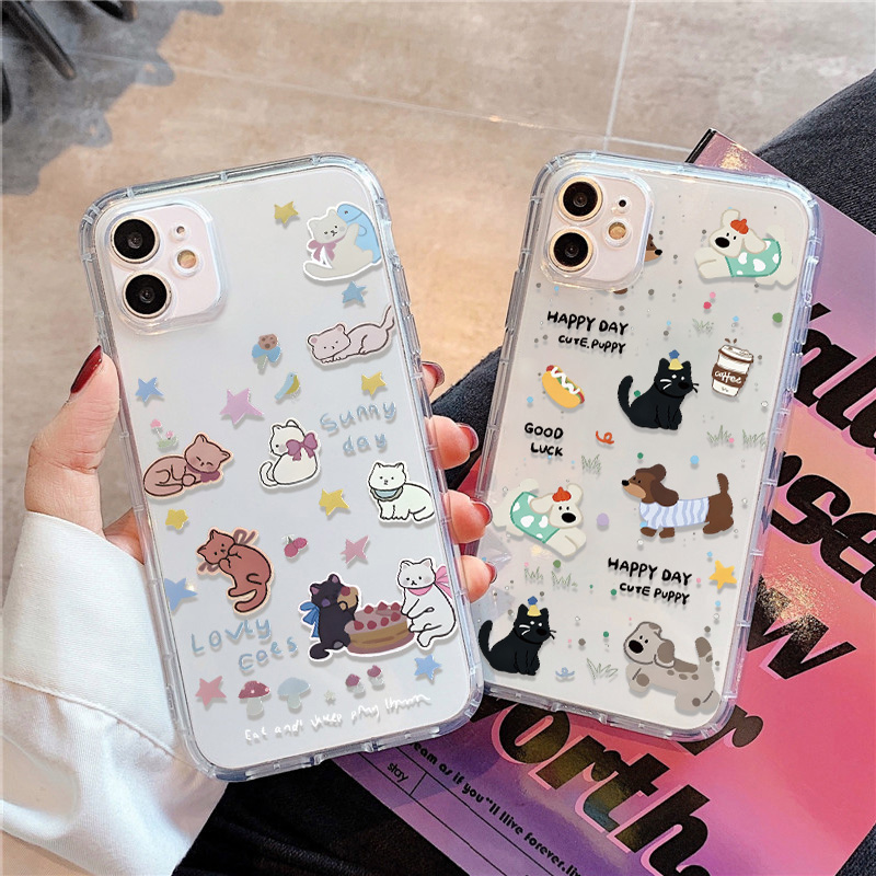 Lovely Fishes Clear Phone Case - Phone Cases For Iphone 12 Pro Max ulasan dan harga