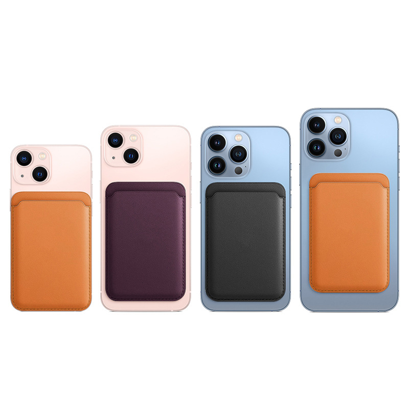 Leather Card Wallet Cover Phon - Card Holder Slim Case ulasan dan harga