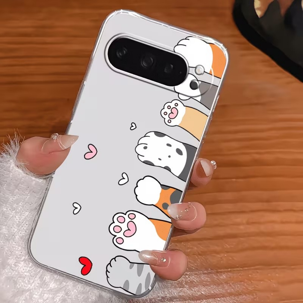 Cartoon Cat Paw Print Crystal  - Phone Cases Pixel 9A ulasan dan harga