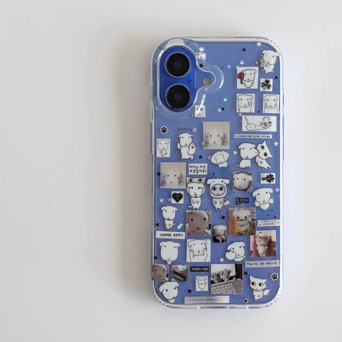 Kawaii Puppy Illustration Glit - Phone Cases Kawaii ulasan dan harga