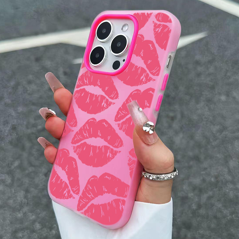 Sexy Girl Pink Lips  Pattern D - Phone Cases For Girls ulasan dan harga
