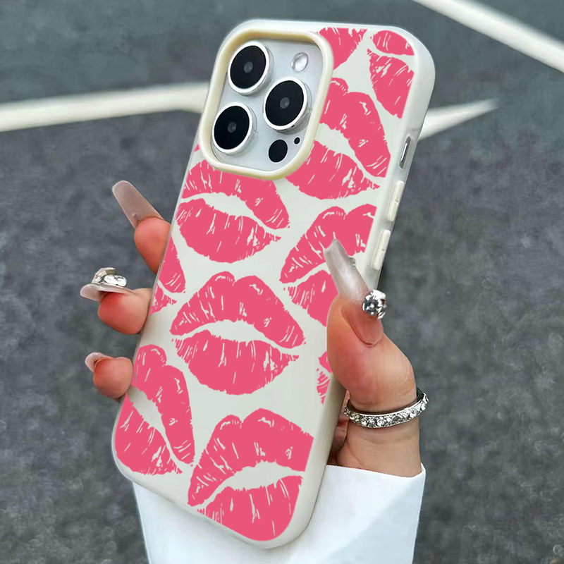 Sexy Girl Pink Lips  Pattern D - Phone Cases For Girls ulasan dan harga