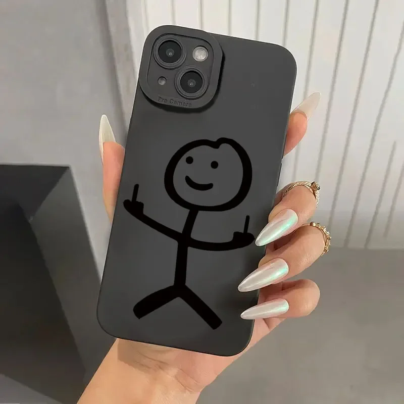 Cute Cartoon Matchman Matte Si - Phone Cases Mous ulasan dan harga