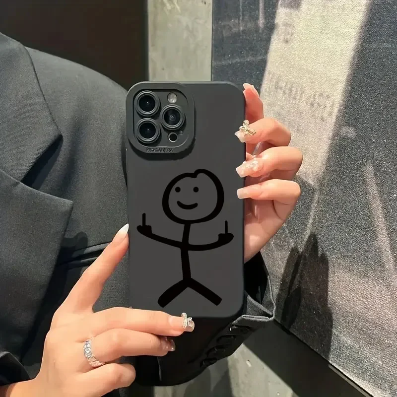 Cute Cartoon Matchman Matte Si - Phone Cases Mous ulasan dan harga