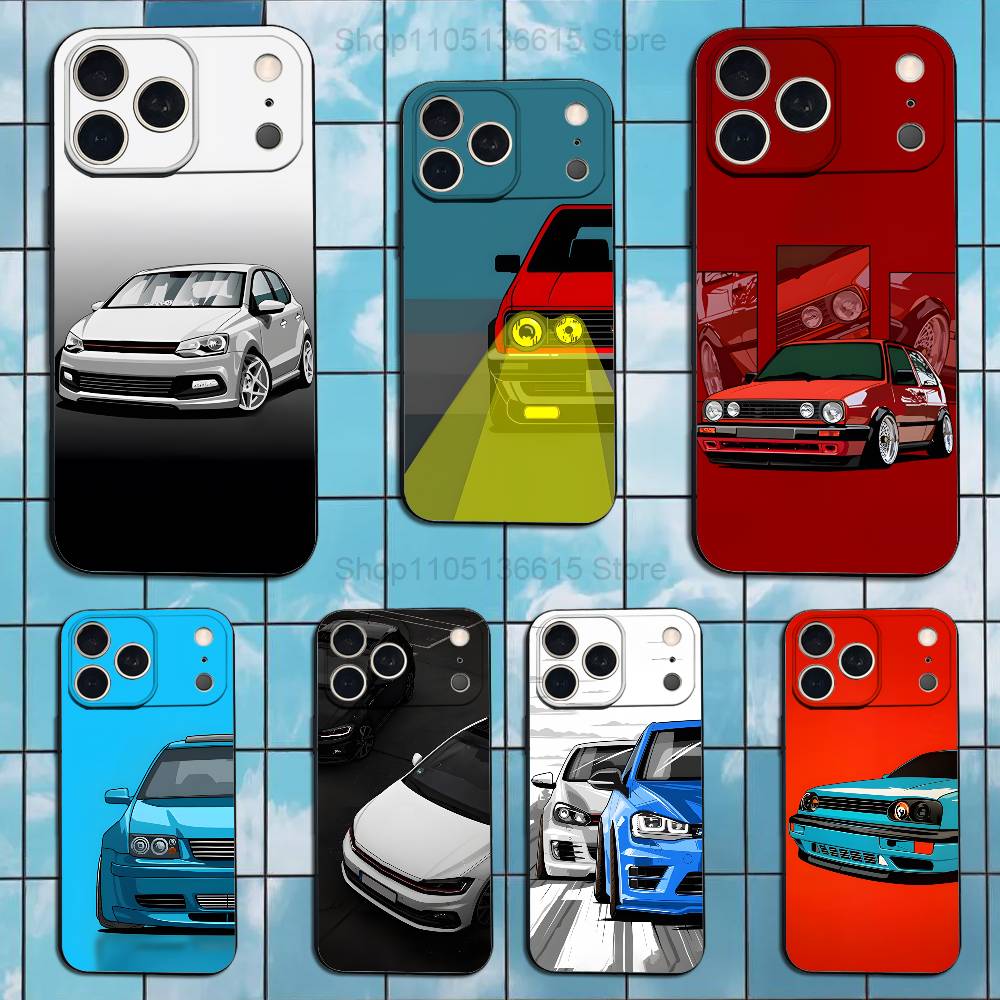 Car V-Volkswagens-Golf Cool  C - Phone Cases Louis Vuitton ulasan dan harga