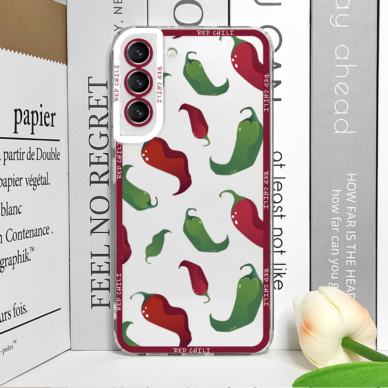 Funny Red Chili Pepper Pattern - Phone Cases Red ulasan dan harga