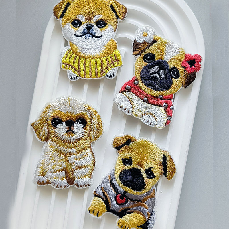 Cute Puppy Embroidery Patch Se - Phone Cases The Dairy ulasan dan harga