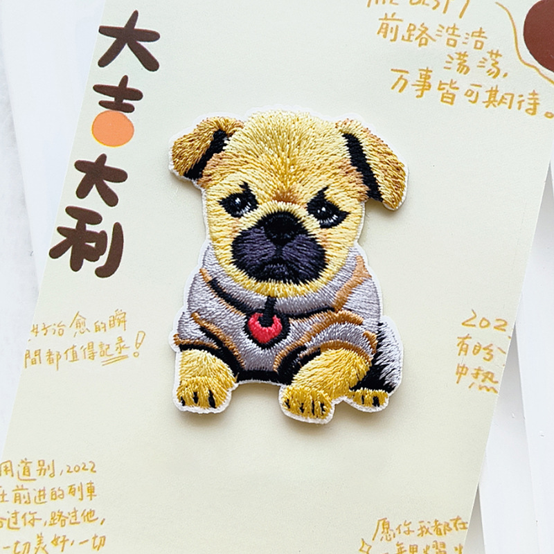 Cute Puppy Embroidery Patch Se - Phone Cases The Dairy ulasan dan harga