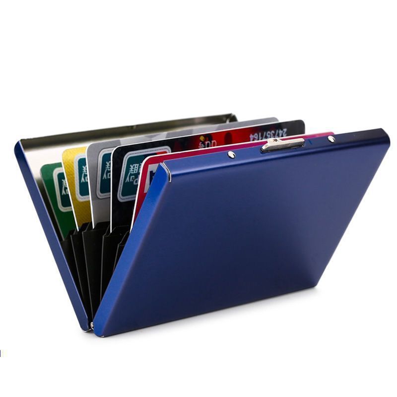 OUIO ​RFID Blocking Stainless  - Card Holder Slim Case ulasan dan harga