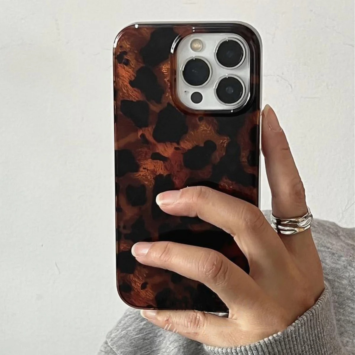 Retro Amber Texture Laser Phon - Phone Cases Mous ulasan dan harga