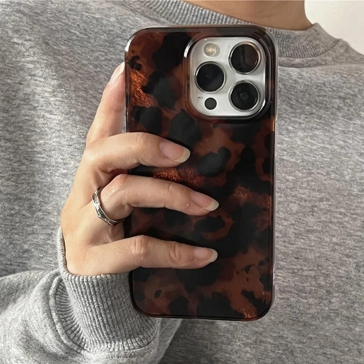 Retro Amber Texture Laser Phon - Phone Cases Mous ulasan dan harga