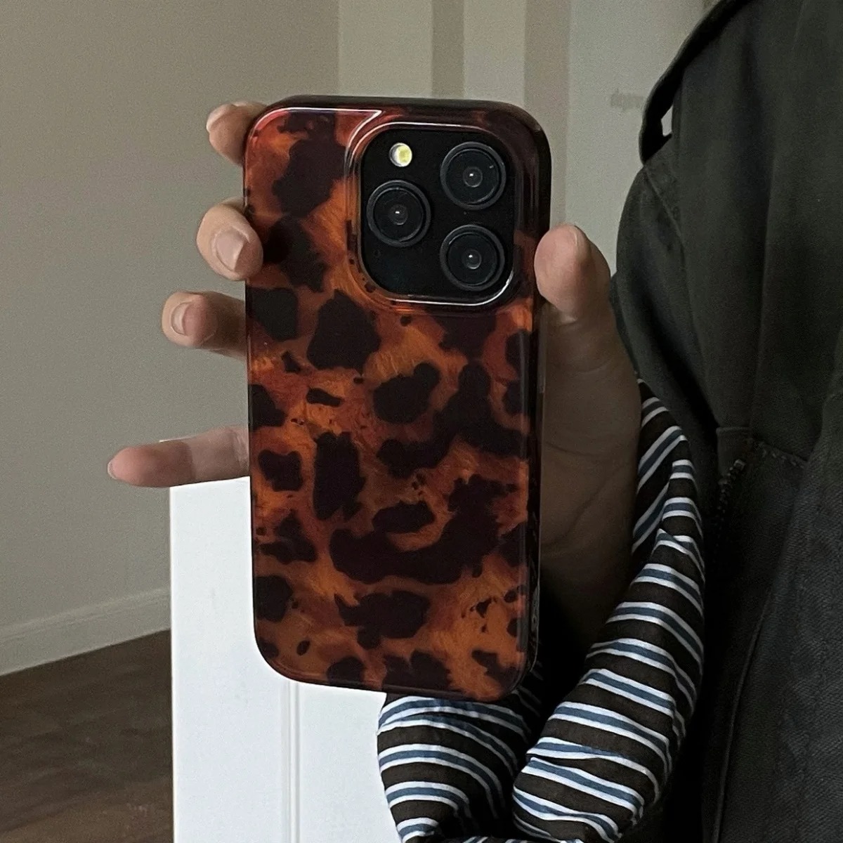 Retro Amber Texture Laser Phon - Phone Cases Mous ulasan dan harga