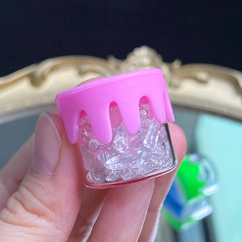 20Pcs Glass Jar Oil Wax Jars L - Phone Cases The Dairy ulasan dan harga