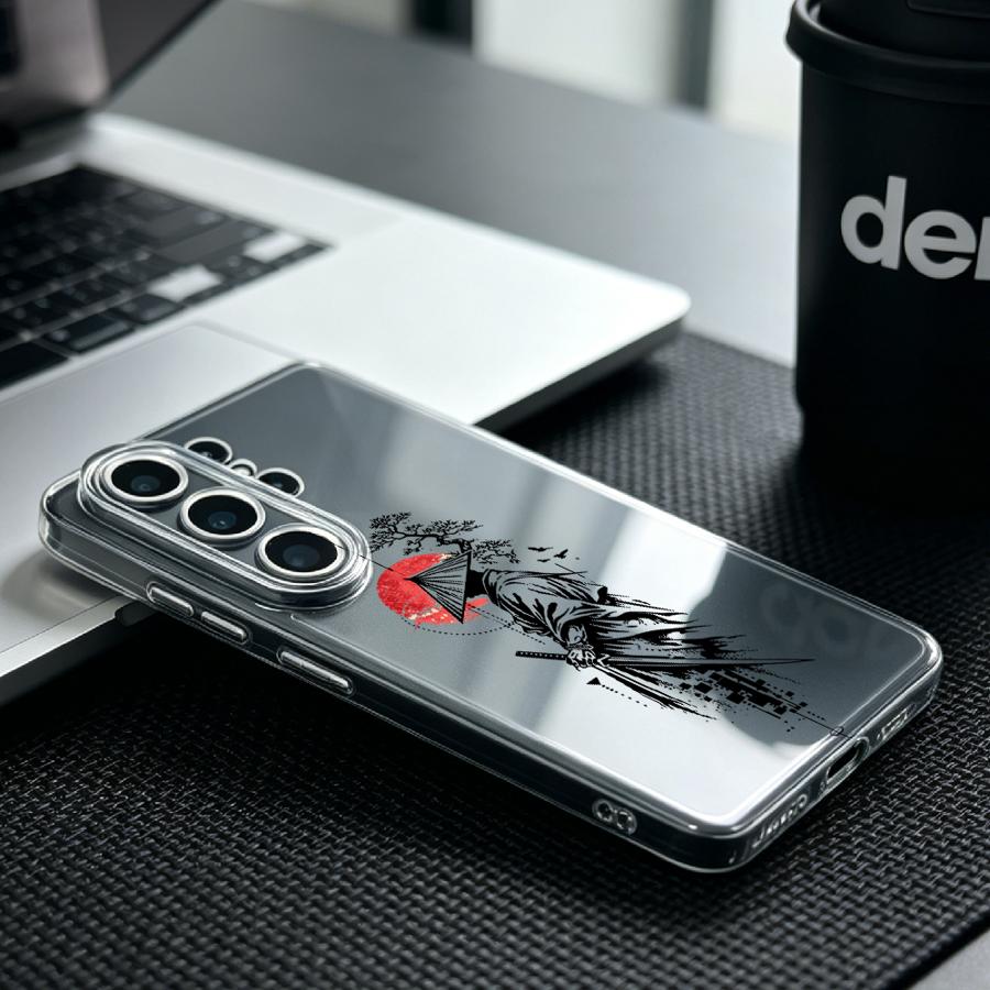 Samurai With Red Sun Print Cas - Phone Cases Red ulasan dan harga