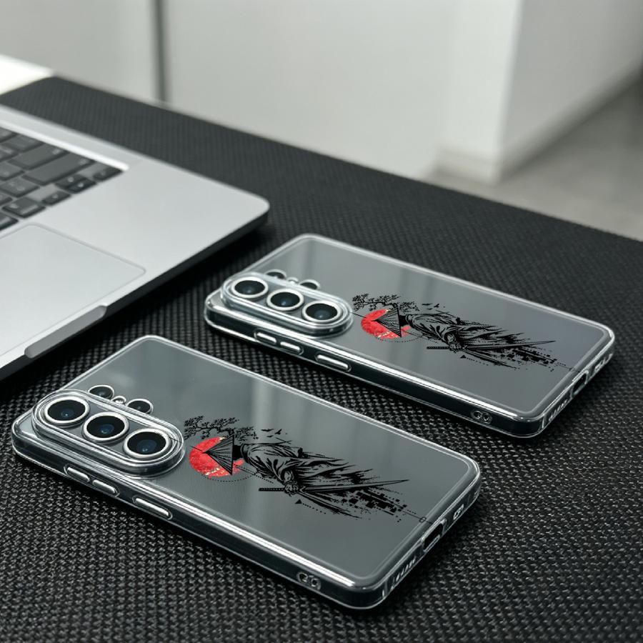 Samurai With Red Sun Print Cas - Phone Cases Red ulasan dan harga