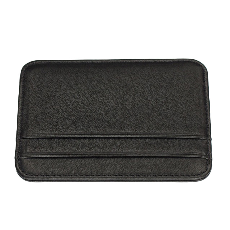 Genuine Leather Visit Card Hol - Card Holder Slim Case ulasan dan harga