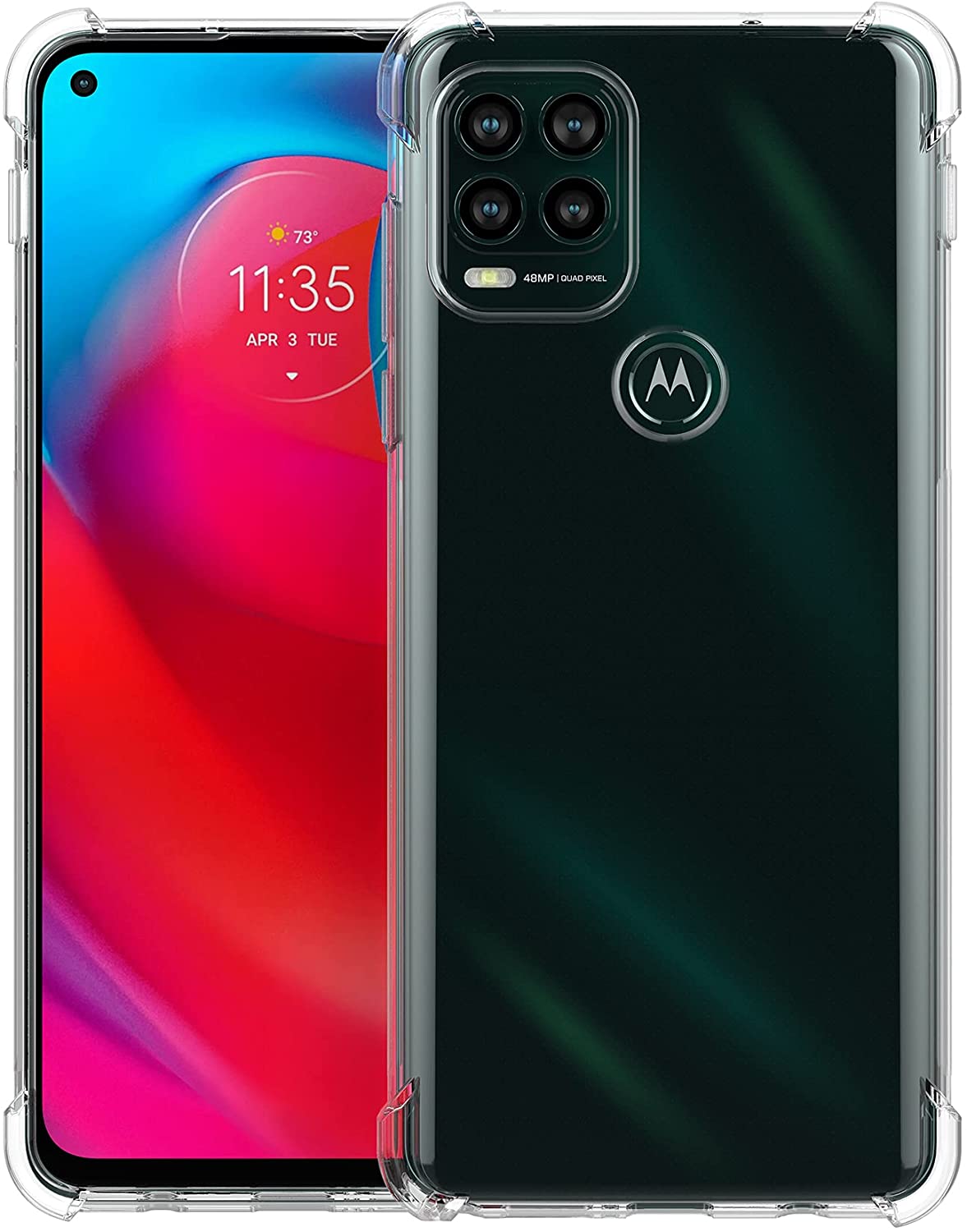 Crystal Clear Anti-slip Anti-S - Phone Cases Moto G ulasan dan harga