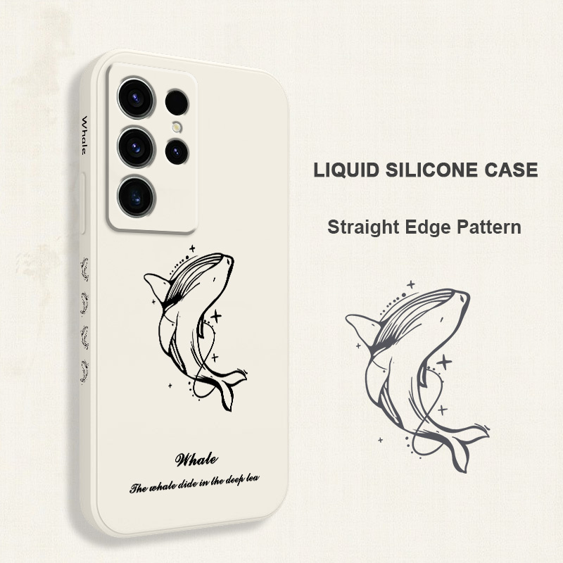 Pale Gray Whale Phone Case For - Phone Cases Red ulasan dan harga