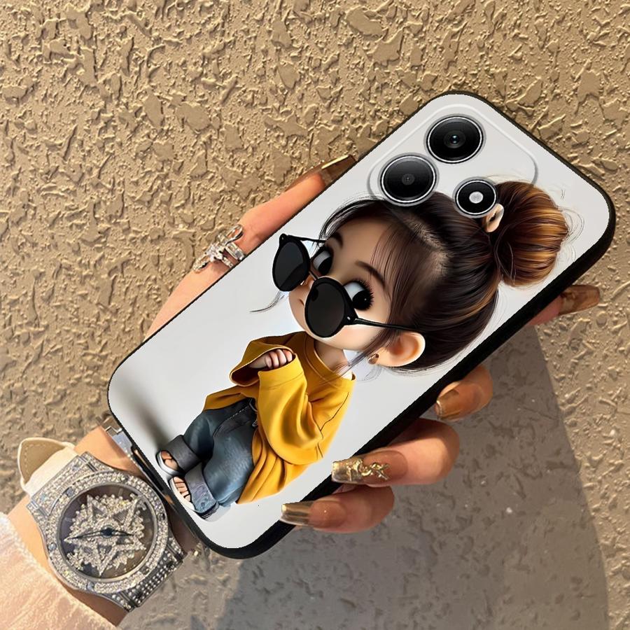 Cartoon Girl Pattern Funda Pho - Phone Cases For Girls ulasan dan harga