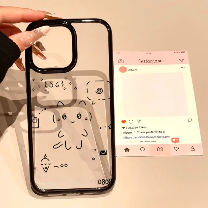 Ins Korean Lovely Line Rabbit  - Phone Cases Kawaii ulasan dan harga