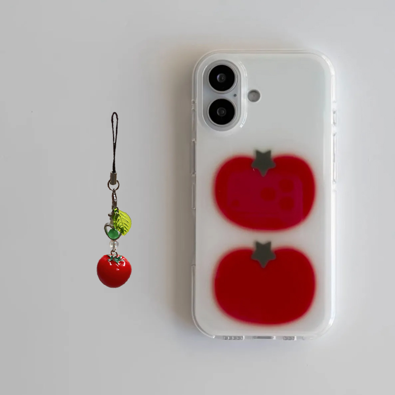 Korean Ins Two Ted Tomato Cart - Phone Cases Kawaii ulasan dan harga