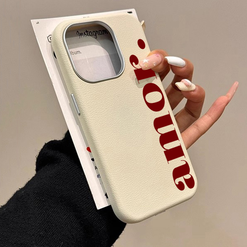 The Red Artistic Letter Lichee - Phone Cases Red ulasan dan harga