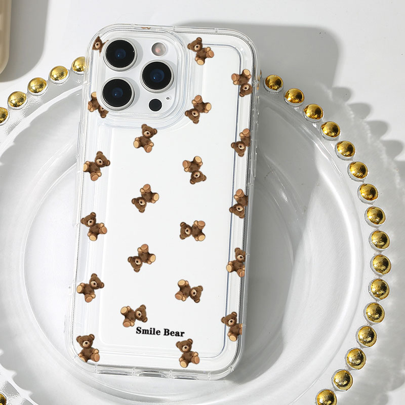 Flower Bear Print Phone Case f - Phone Cases Xs Iphone ulasan dan harga
