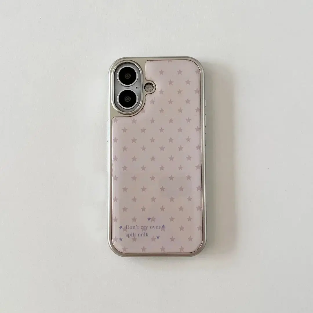 Korean Ins Girl Heart Pink Sta - Phone Cases For Girls ulasan dan harga