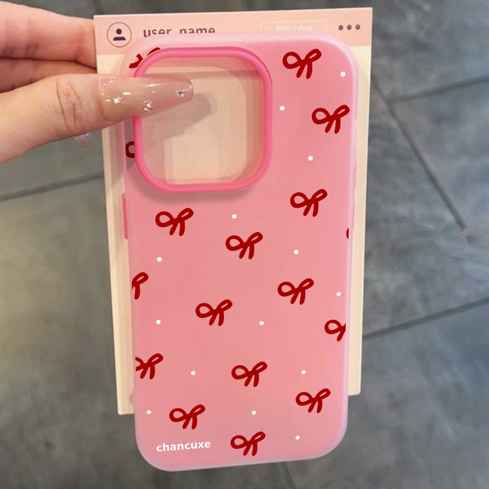 Minimalist Bow Girl INS Phone  - Phone Cases For Girls ulasan dan harga