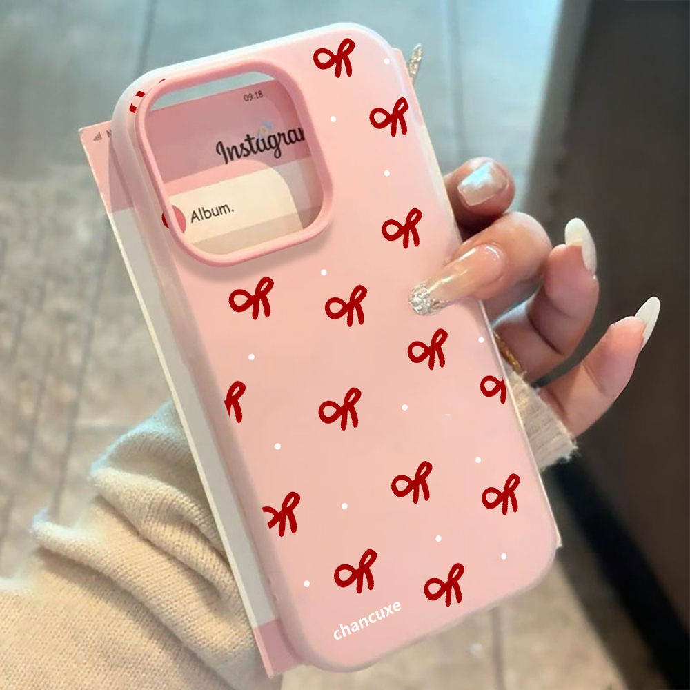 Minimalist Bow Girl INS Phone  - Phone Cases For Girls ulasan dan harga