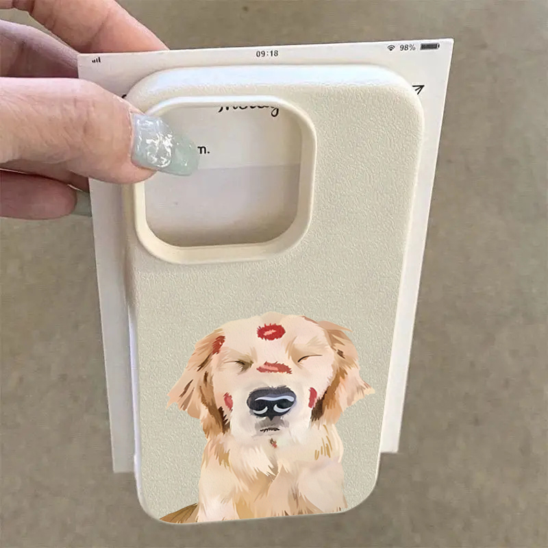 Cute Golden Retriever Red Lip  - Phone Cases Red ulasan dan harga