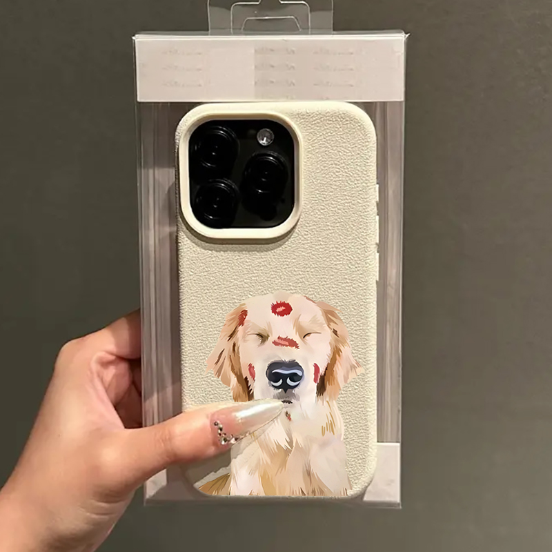 Cute Golden Retriever Red Lip  - Phone Cases Red ulasan dan harga