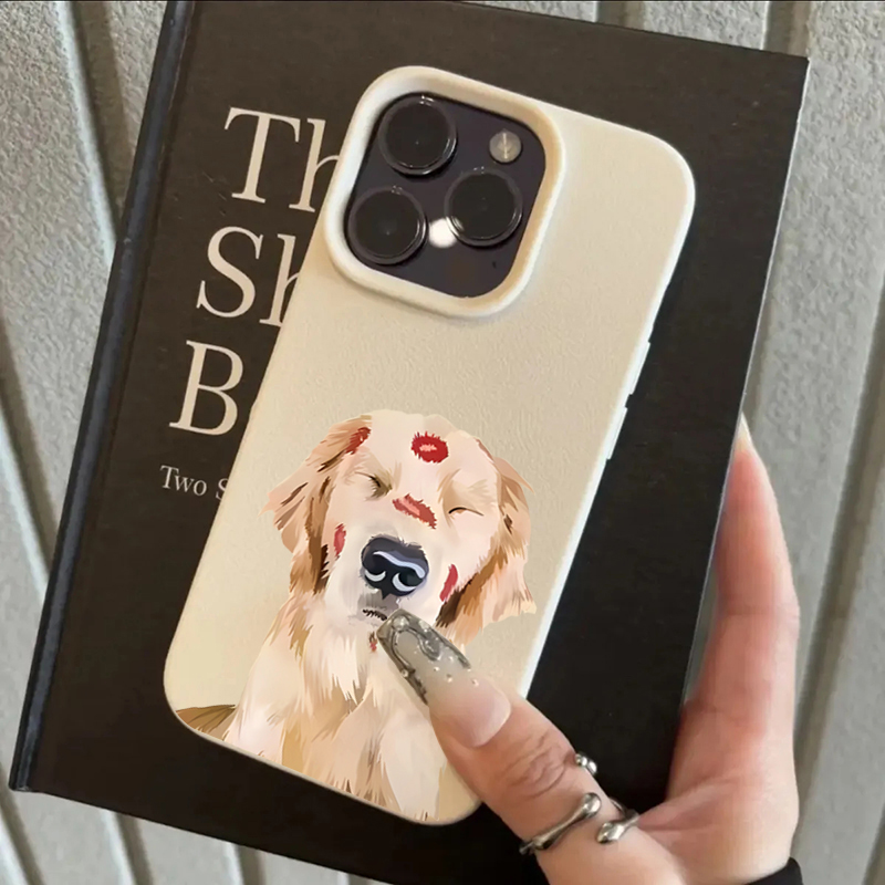Cute Golden Retriever Red Lip  - Phone Cases Red ulasan dan harga