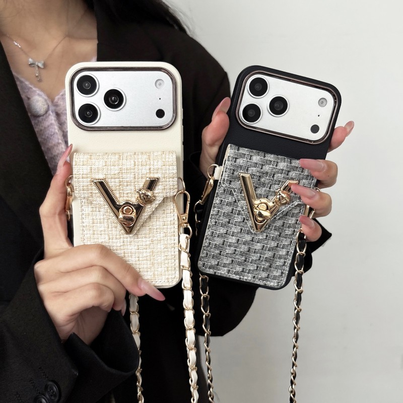 Wallet Lanyard Case for iPhone - Phone Cases Louis Vuitton ulasan dan harga